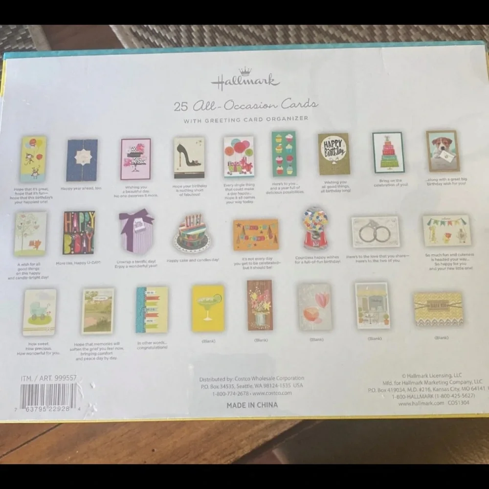 Hallmark all occasion